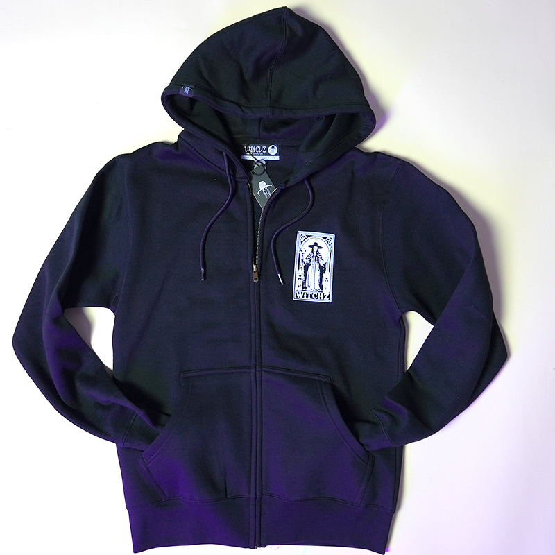 THE HIGH PRIEST (V) Tarot Zip Hoodie