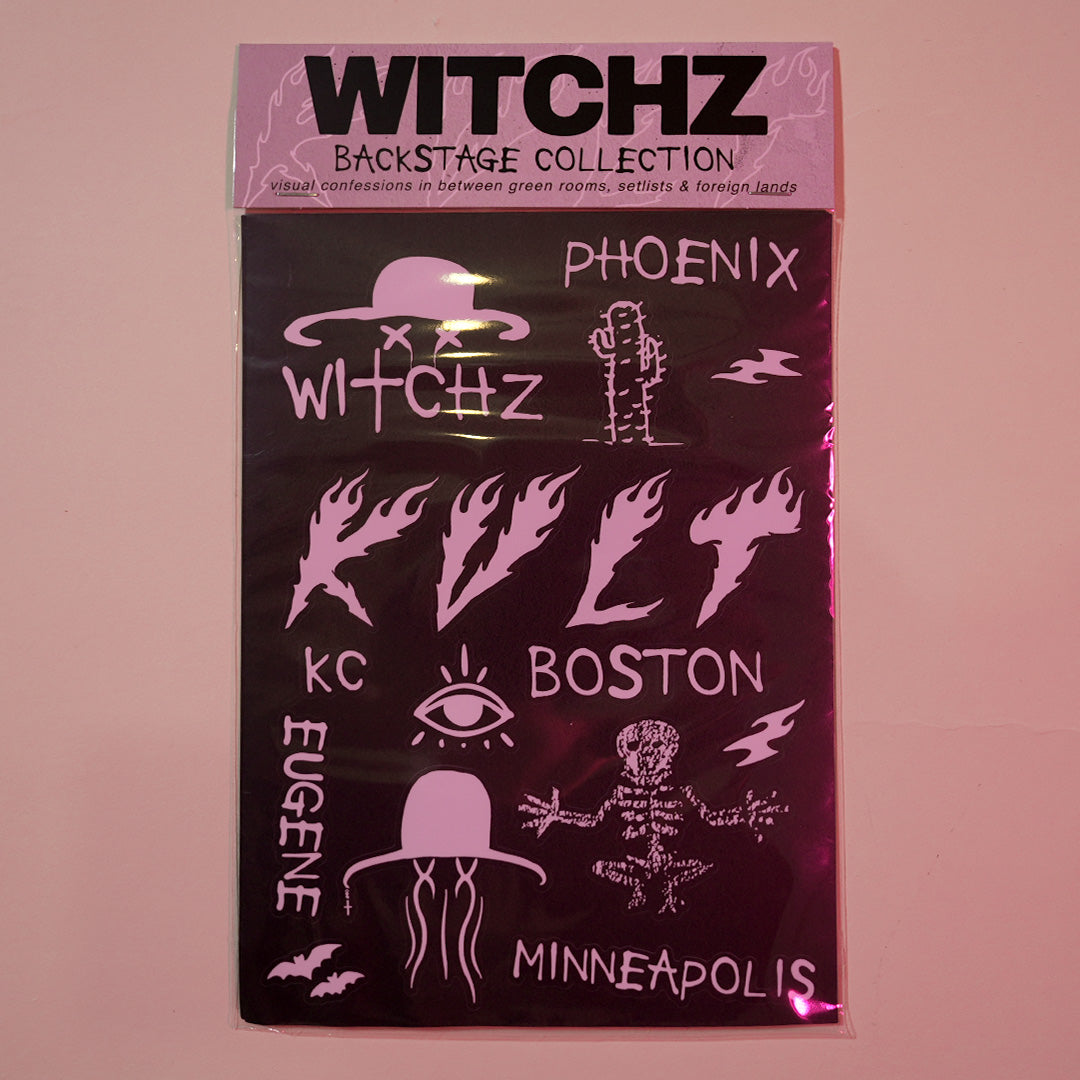 WITCHZ Backstage Collection Sticker Sheets (2)