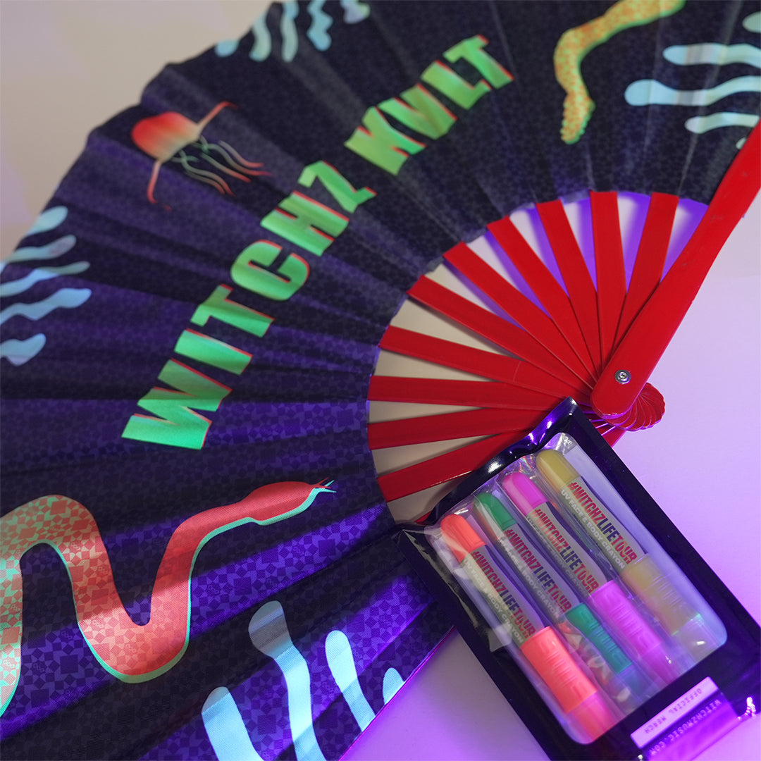 WITCHZ KVLT UV-Fan + Body Paint Kit