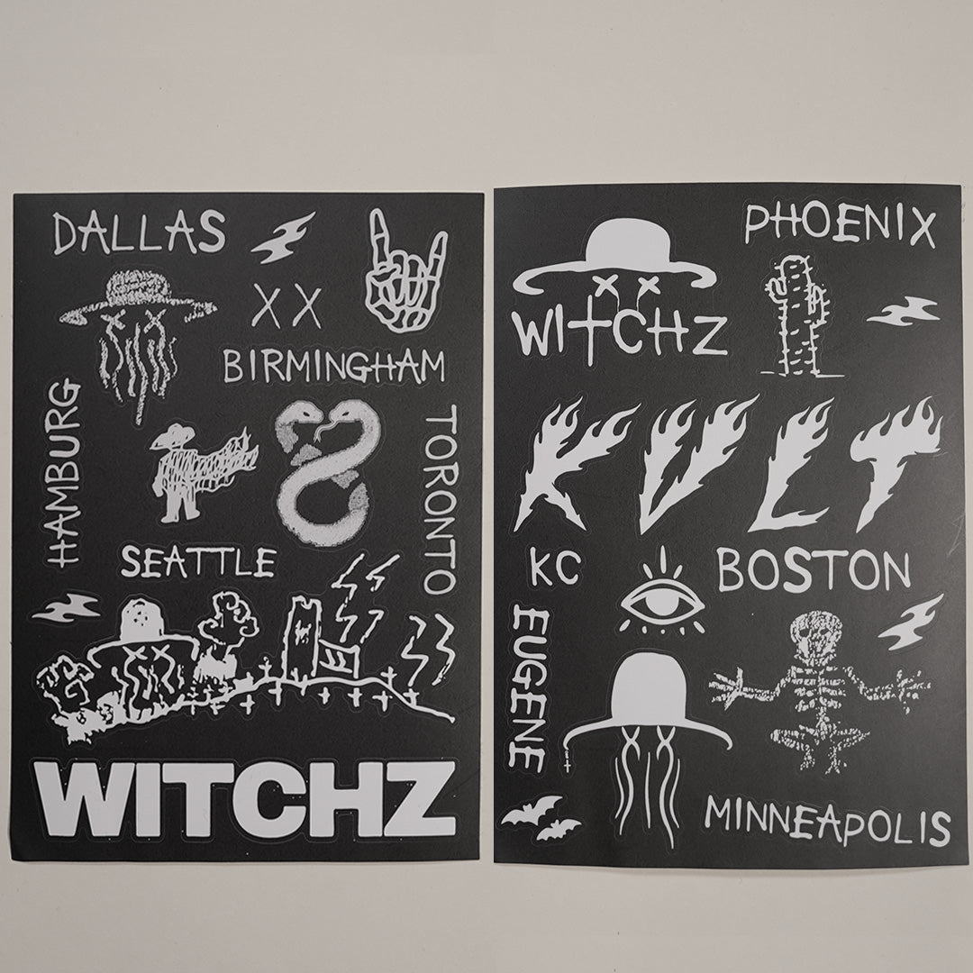 WITCHZ Backstage Collection Sticker Sheets (2)