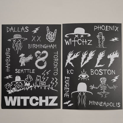 WITCHZ Backstage Collection Sticker Sheets (2)